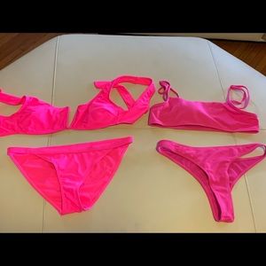 Pink bikinis L and M sweet!